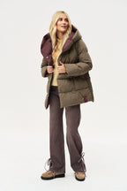Alaska Moody Plaid Reversible Winter Jacket