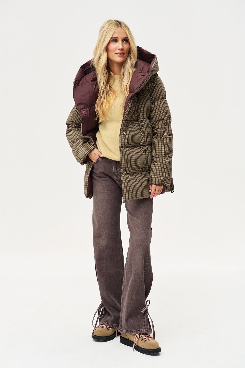 Alaska Moody Plaid Reversible Winter Jacket