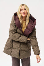 Alaska Moody Plaid Reversible Winter Jacket