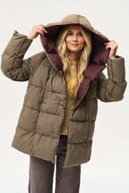 Alaska Moody Plaid Reversible Winter Jacket