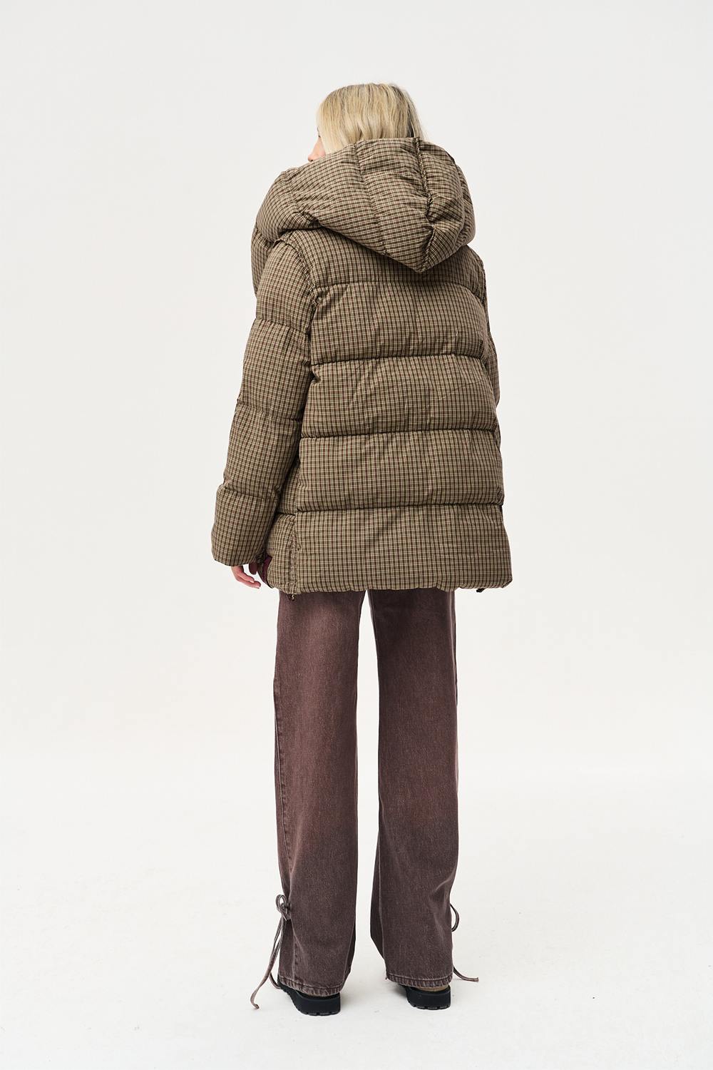 Alaska Moody Plaid Reversible Winter Jacket
