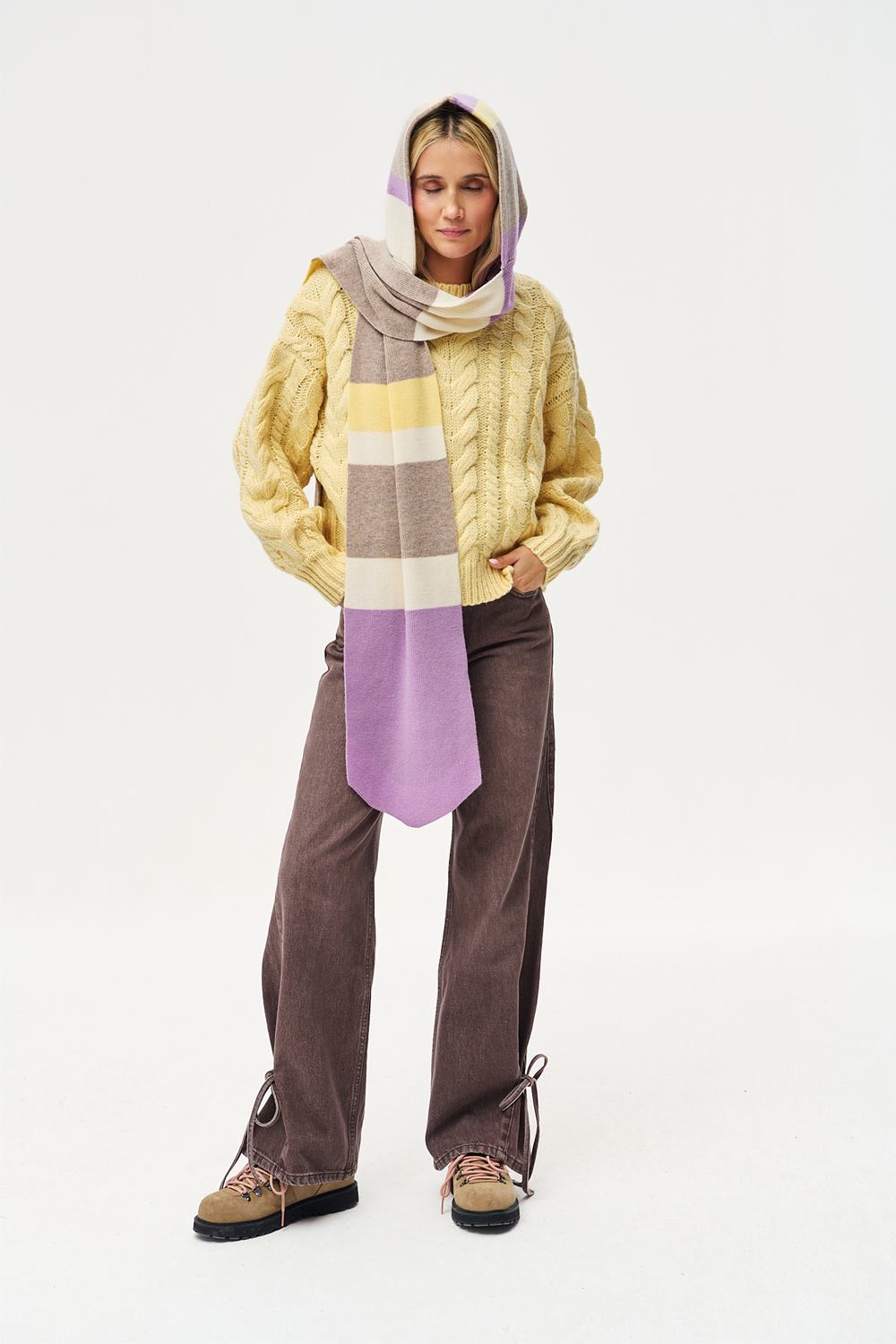 Hoodoo Cameo Hooded Scarf