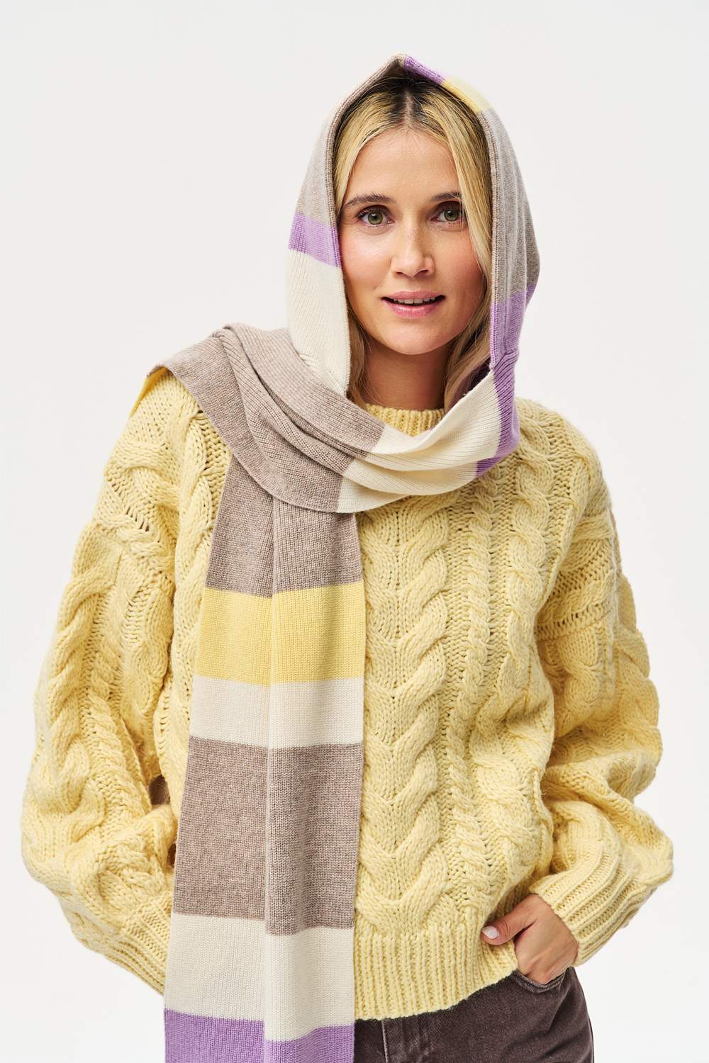Hoodoo Cameo Hooded Scarf