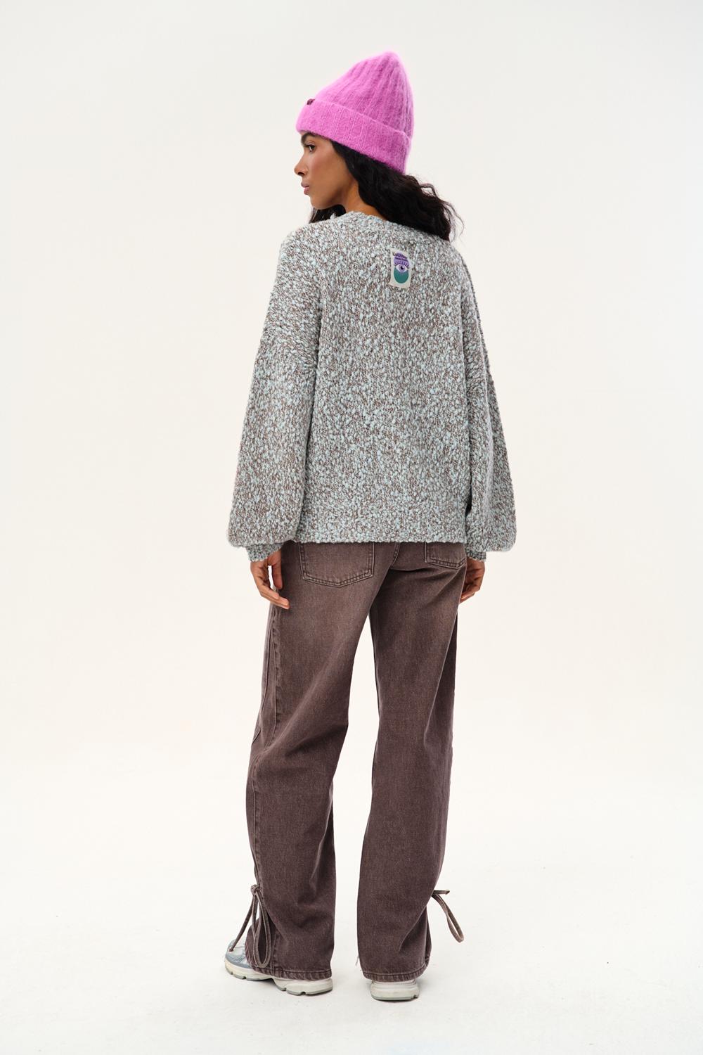 Mixed Signals Wool-Blend Sweater