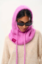 Fluffy Rose Balaclava