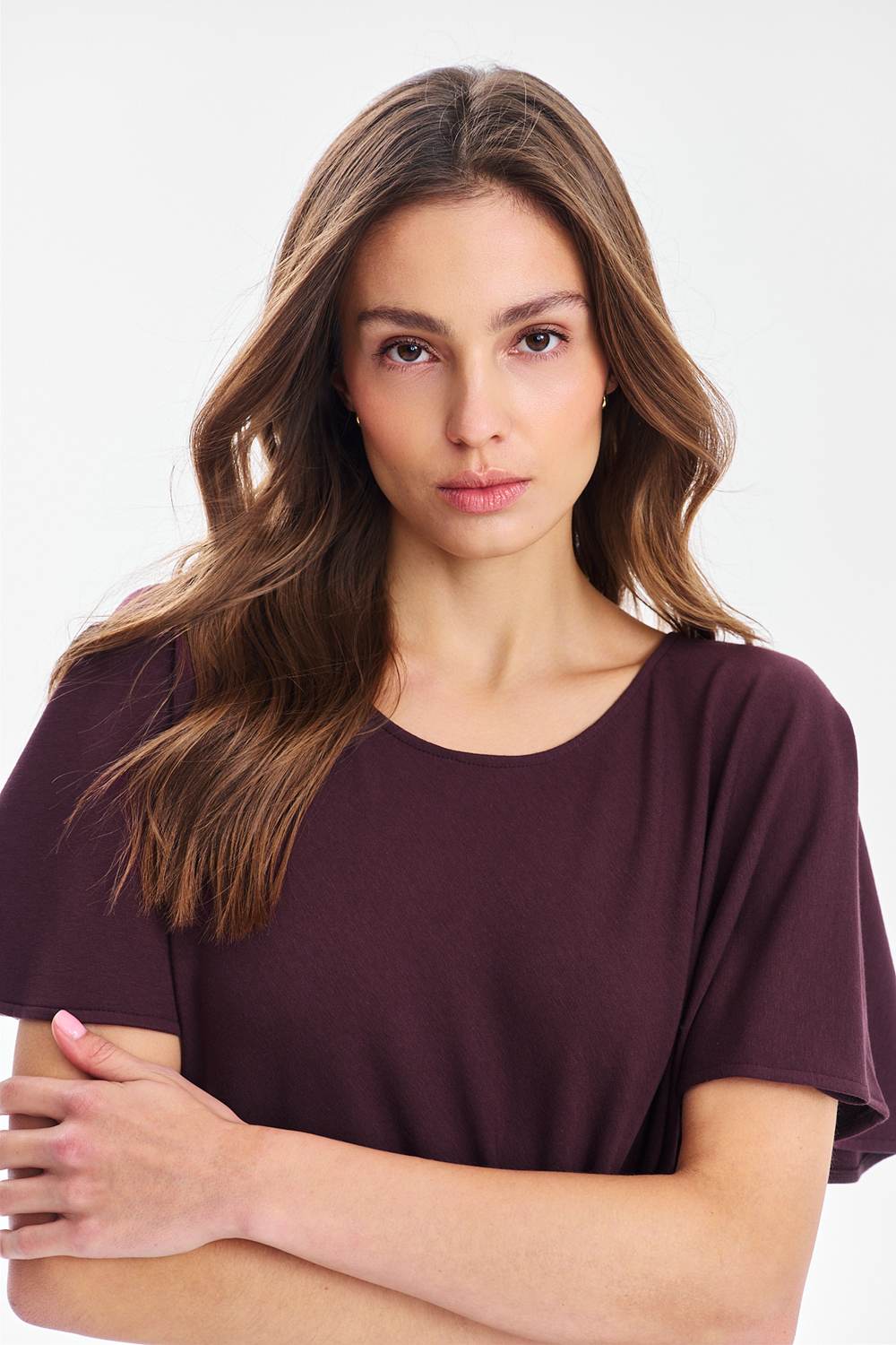 Merlot Muse pletené šaty