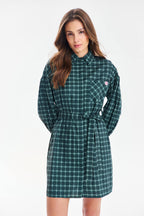 Tartan Rebel mini marškinių suknelė