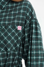 Tartan Rebel mini marškinių suknelė