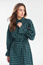 Tartan Rebel mini marškinių suknelė