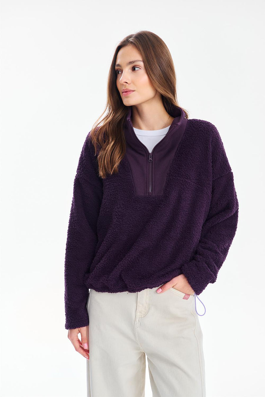 Blusa Abrazo Mulberry de Peluche