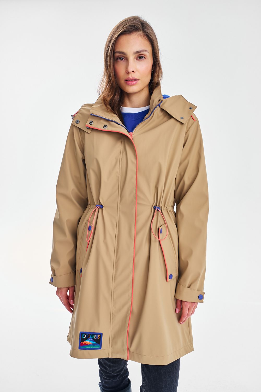 Overland Langer Isolierter Regenmantel