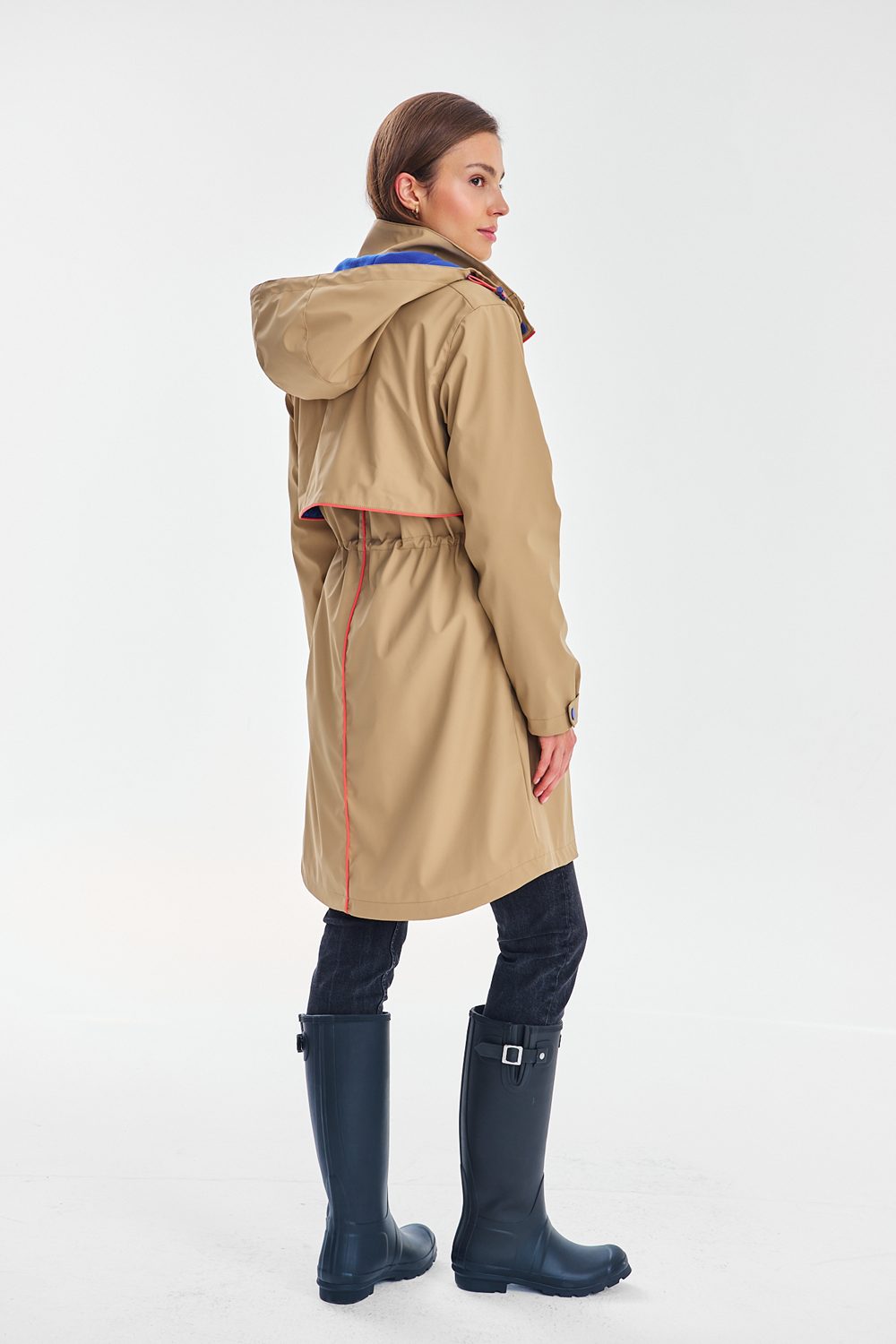 Overland Langer Isolierter Regenmantel