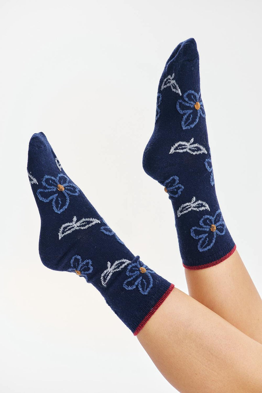 Garden Serenade wool and cashmere socks set