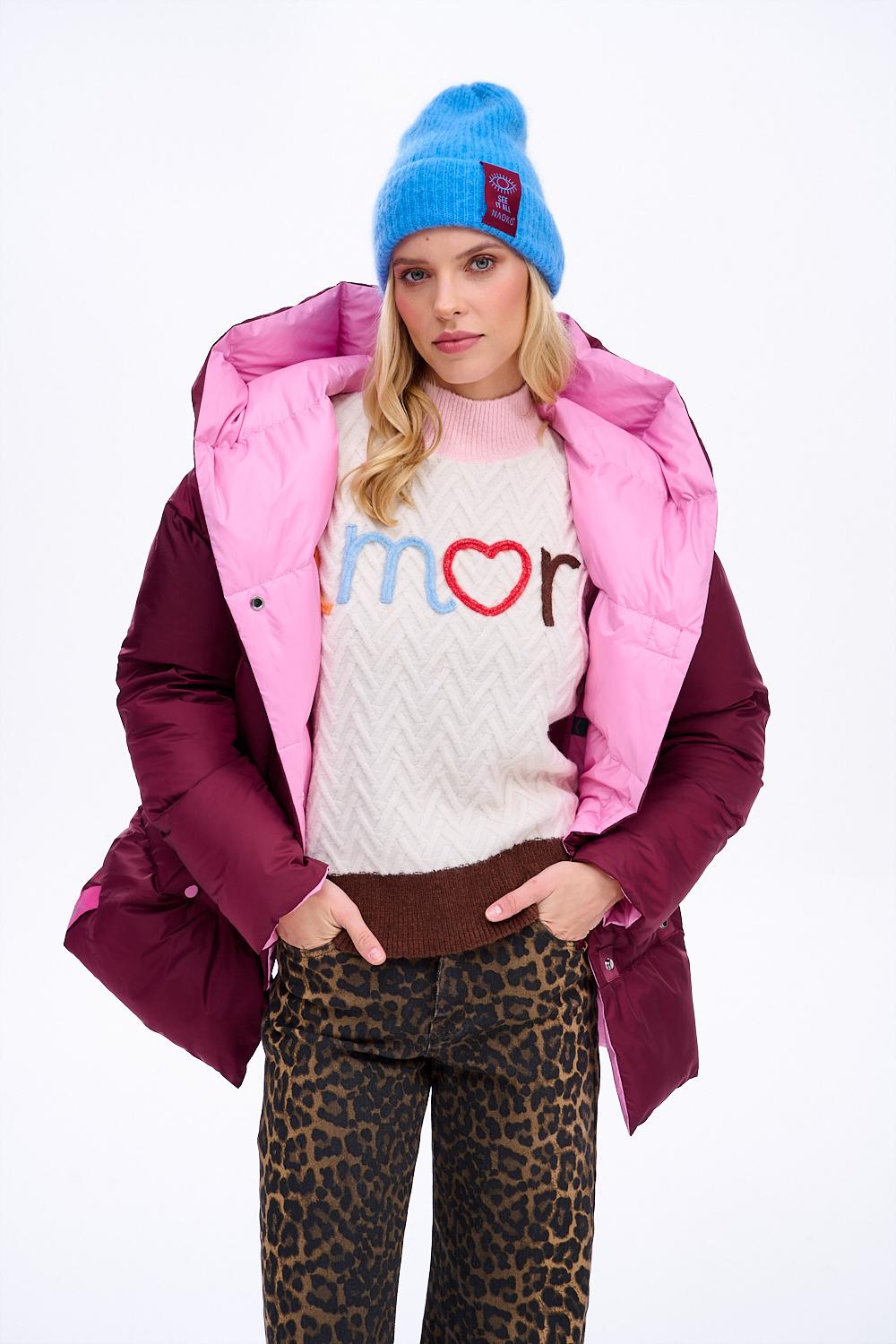 Alaska Rosetė dvipusė žieminė striukė