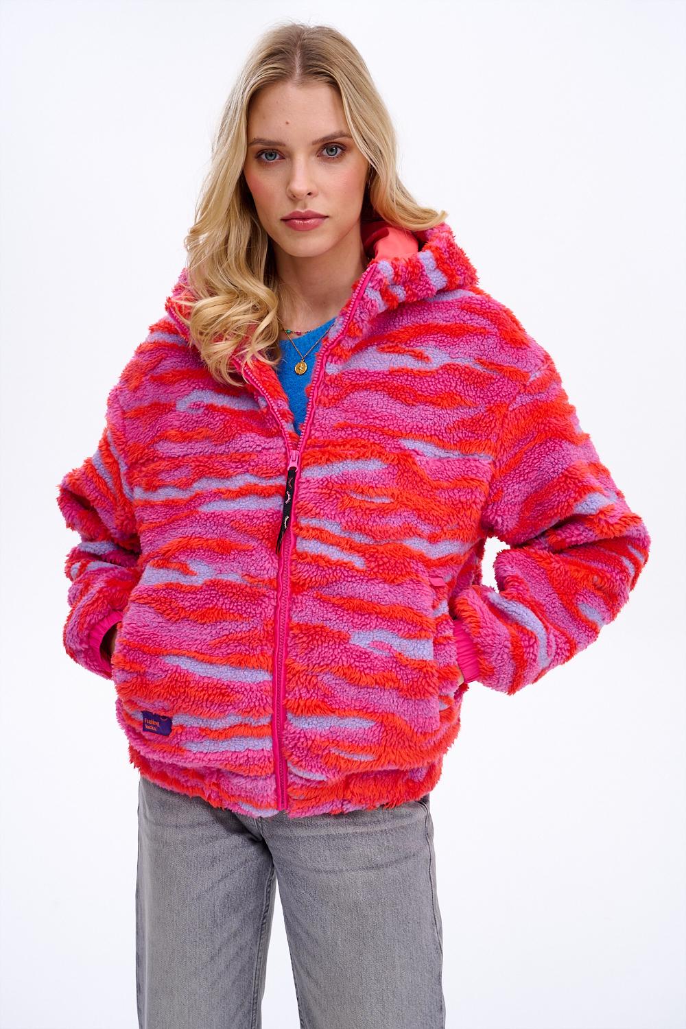 Jachetă cu glugă Snuggle Polar Berries