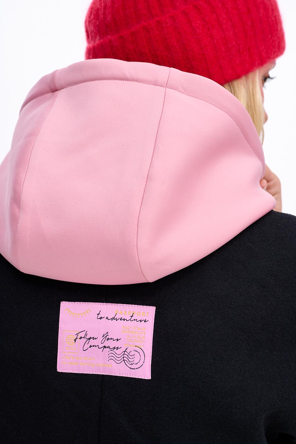 Pink Punk Kapuzenmantel