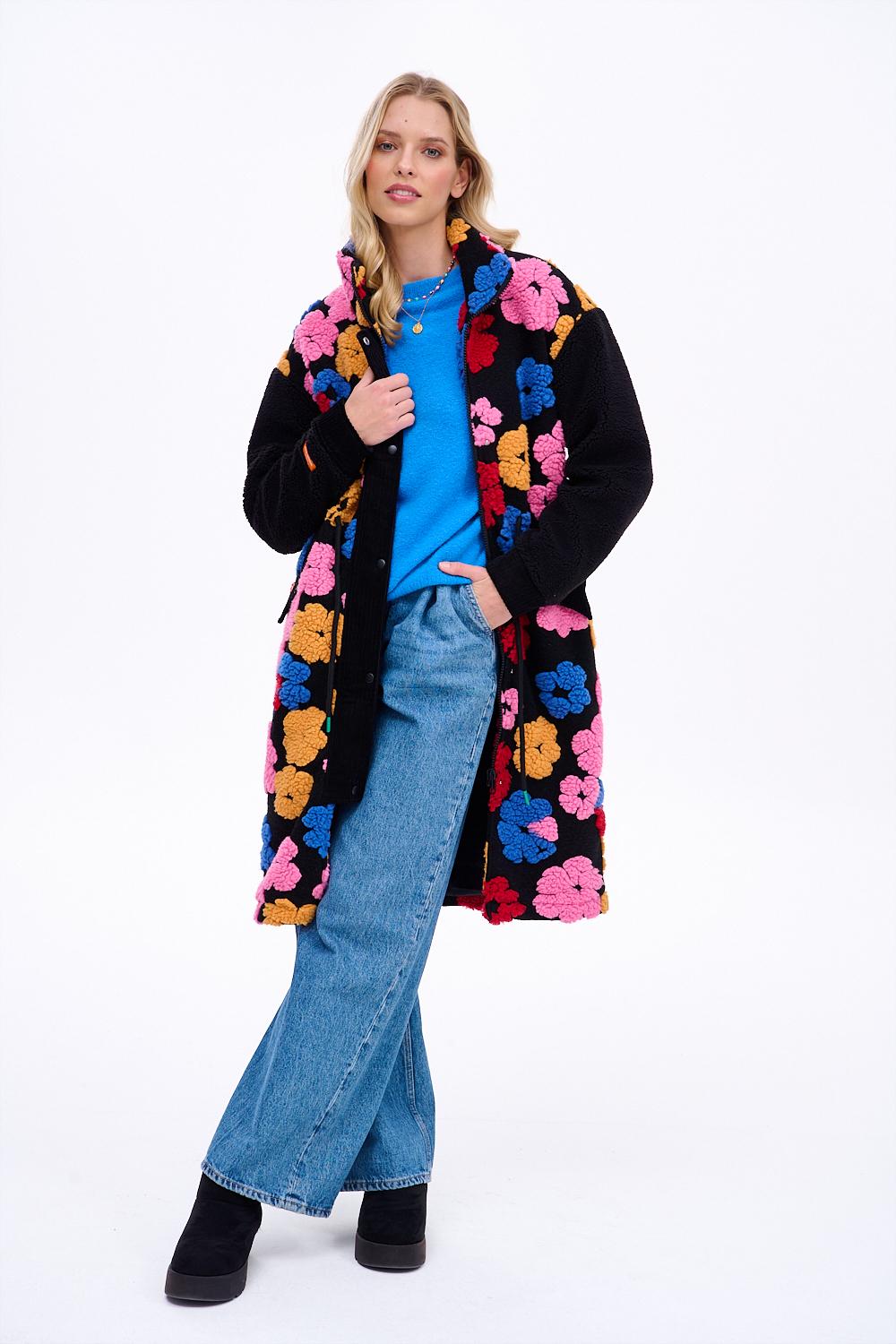Teddy Floral Dream coat