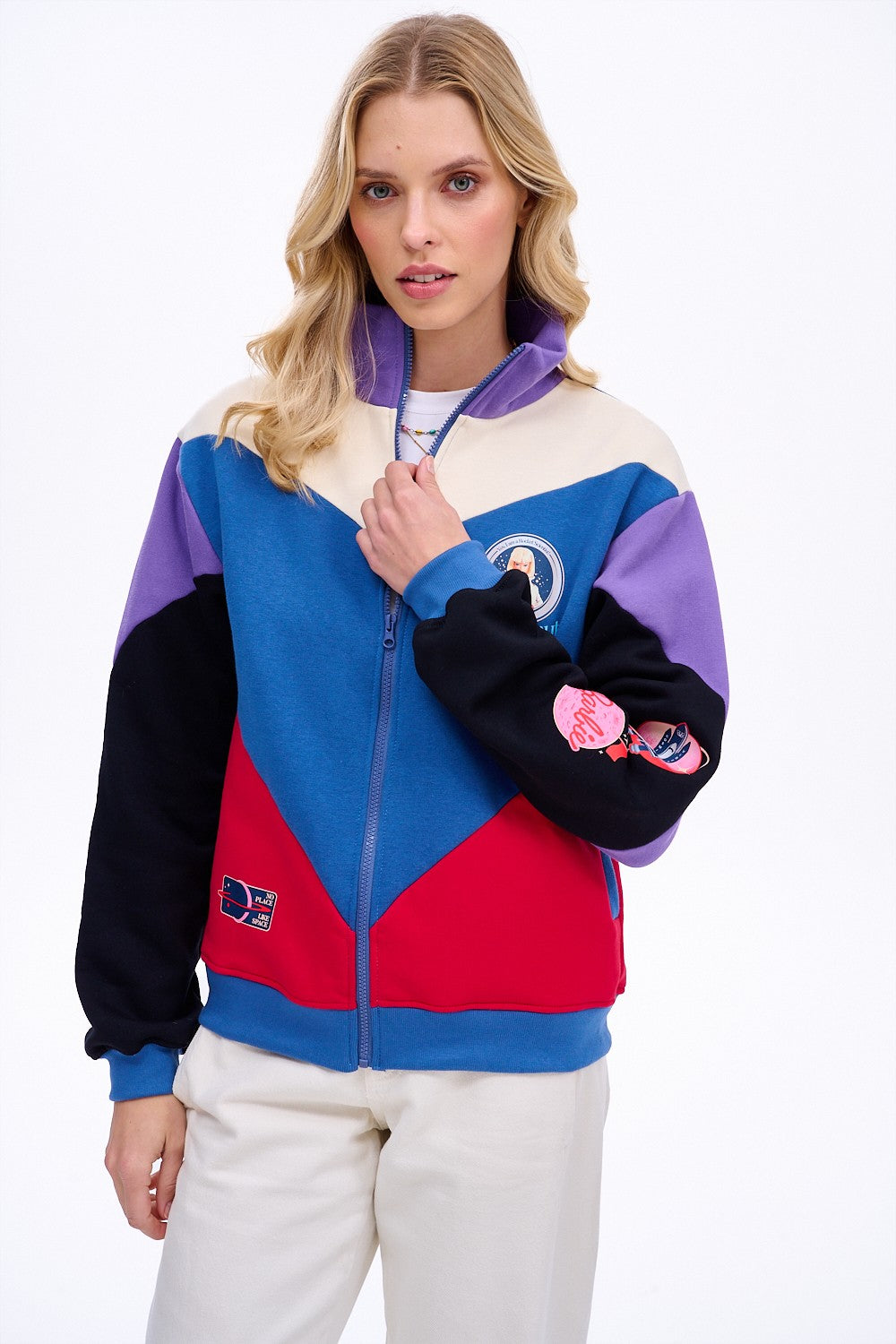 Retro Future Zipped Sweatshirt
