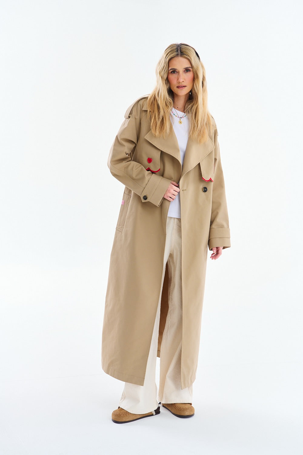 Cross My Heart Trench Coat