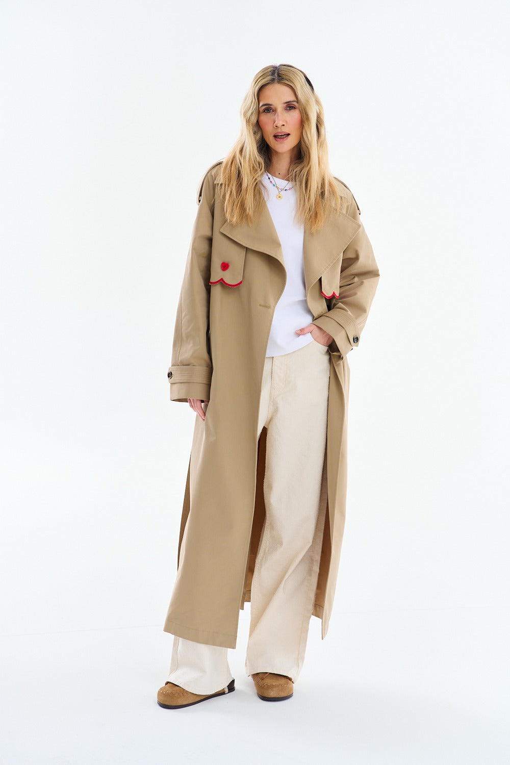 Cross My Heart Trench Coat