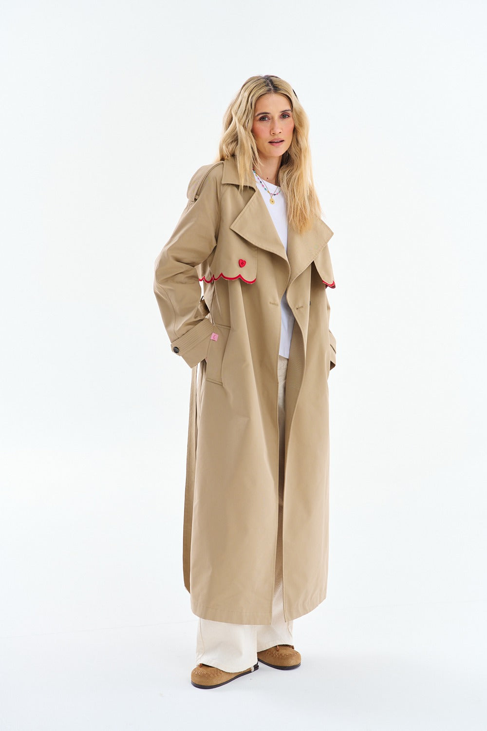 Cross My Heart Trench Coat