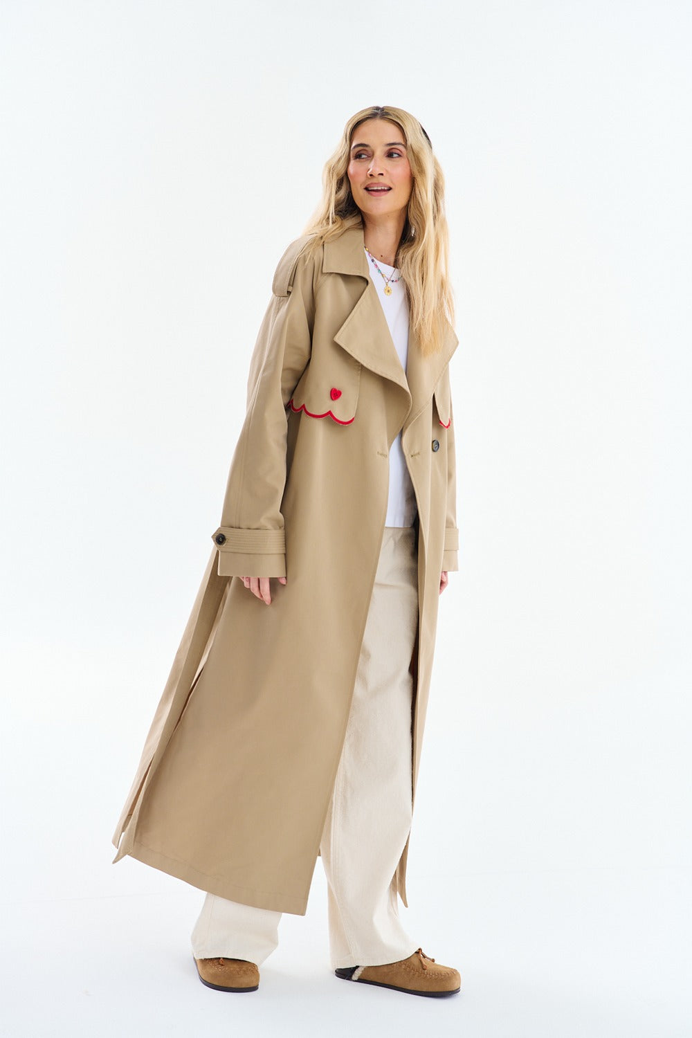 Cross My Heart Trench Coat