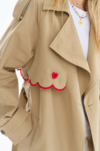 Cross My Heart Trench Coat