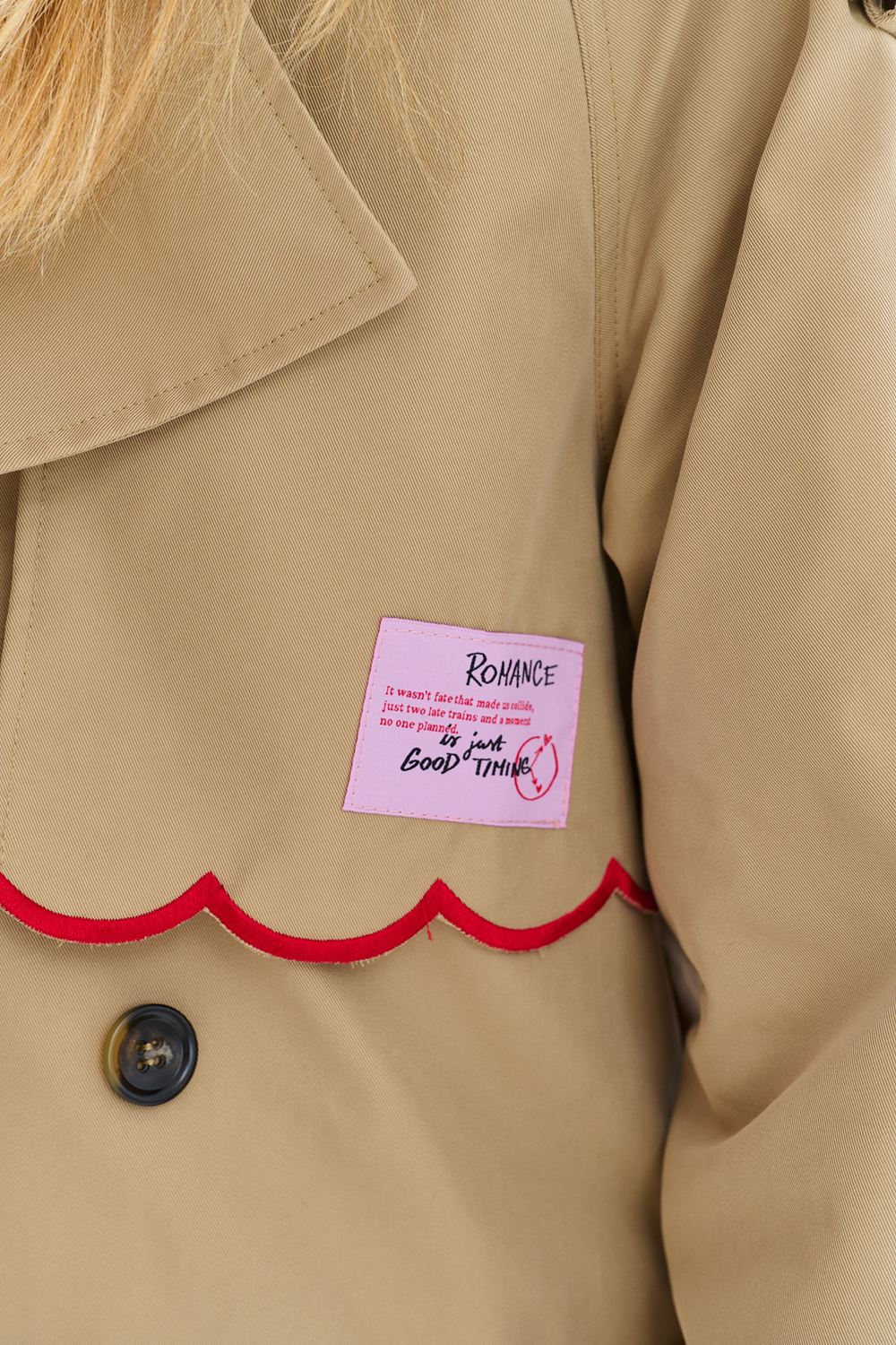 Cross My Heart Trench Coat