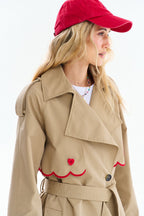 Cross My Heart Trench Coat