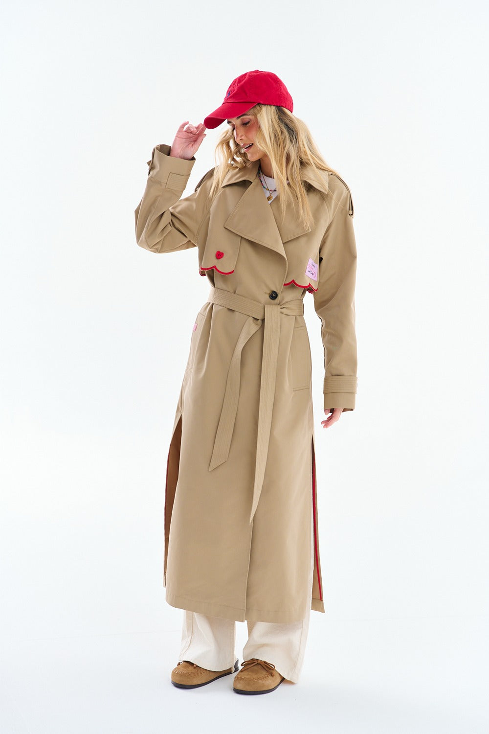 Cross My Heart Trench Coat