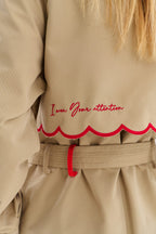 Cross My Heart Trench Coat