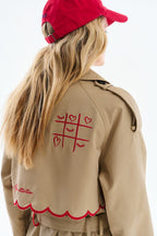 Cross My Heart Trench Coat