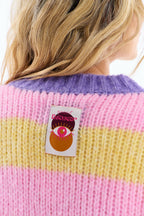 Wollpullover in Zitronensorbet