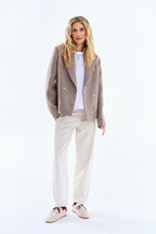 Warm Touch Wool Biker Jacket