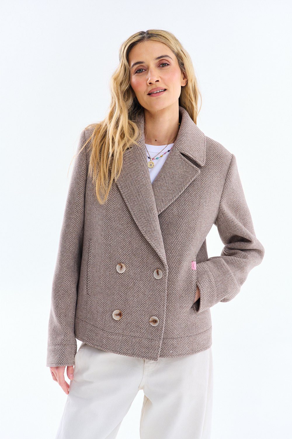 Warm Touch Wool Biker Jacket