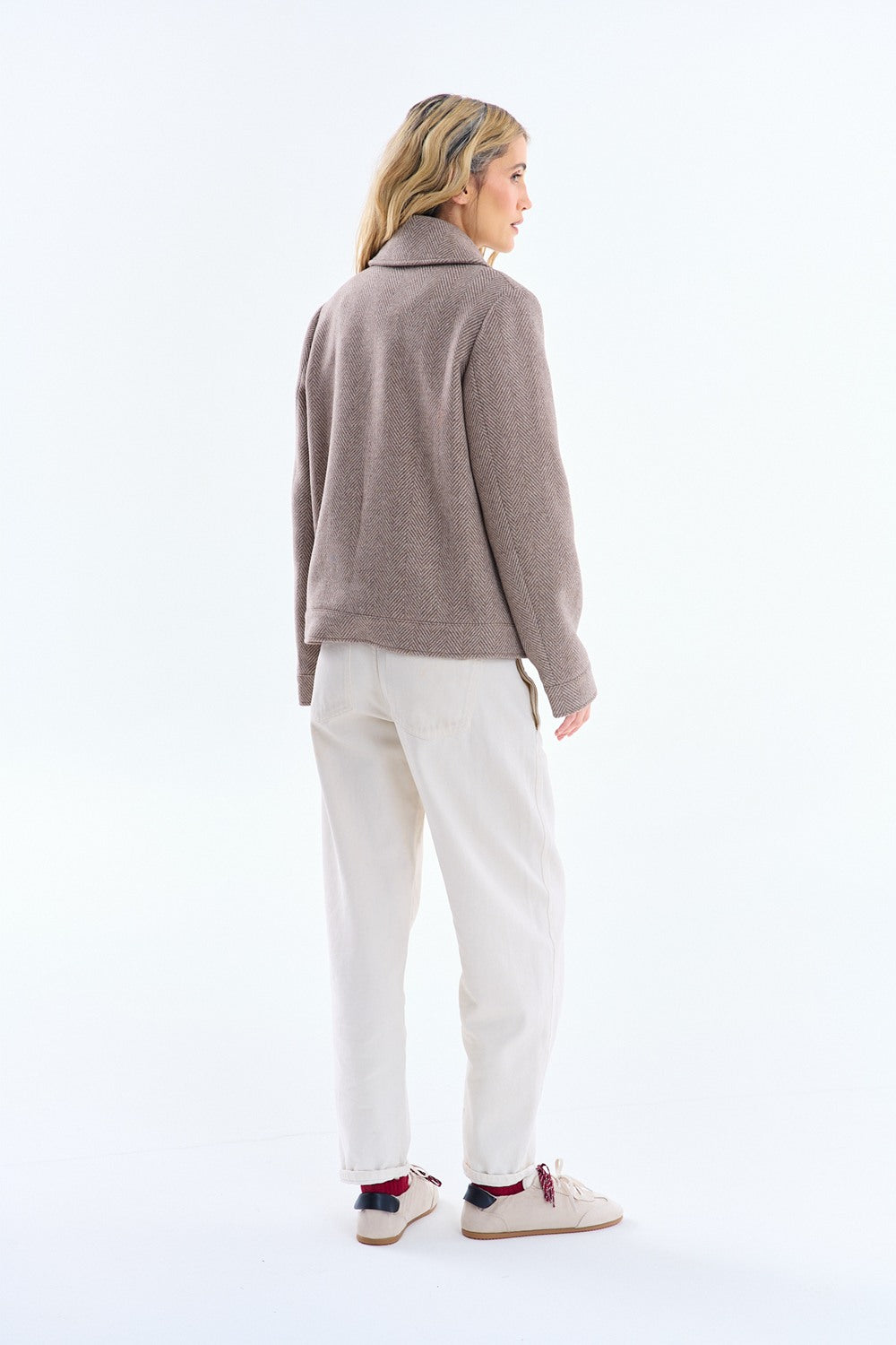 Warm Touch Wool Biker Jacket