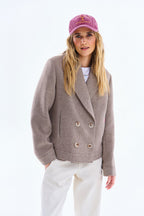 Warm Touch Wool Biker Jacket