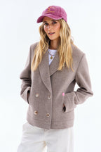 Warm Touch Wool Biker Jacket