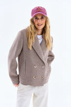 Warm Touch Wool Biker Jacket