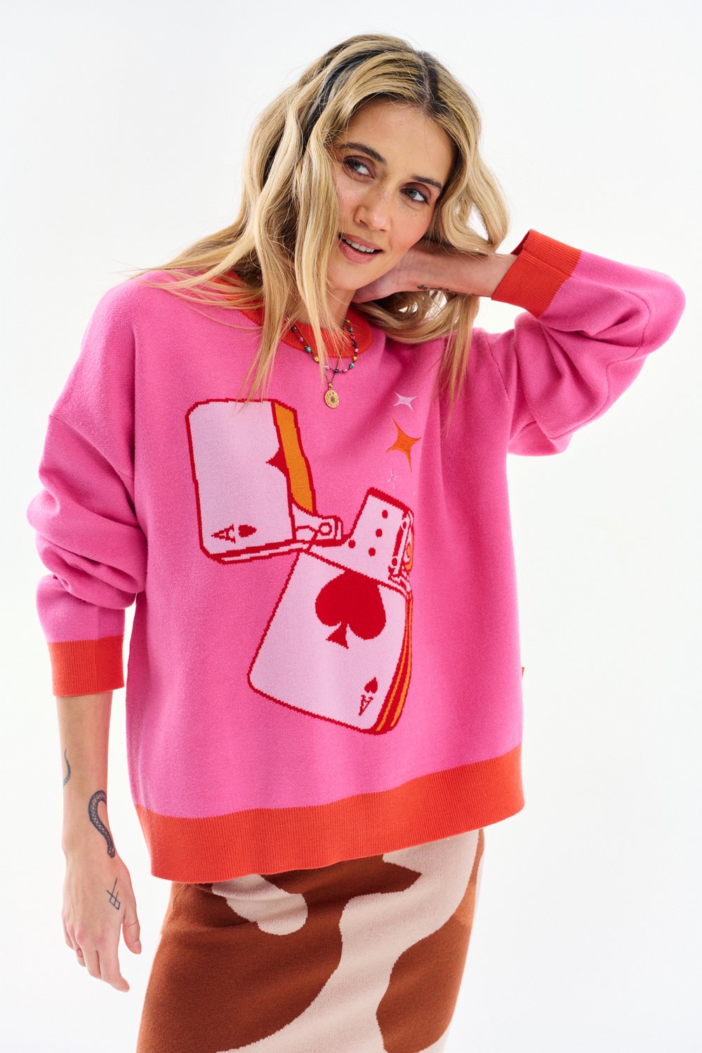 Heart on Fire Sweater