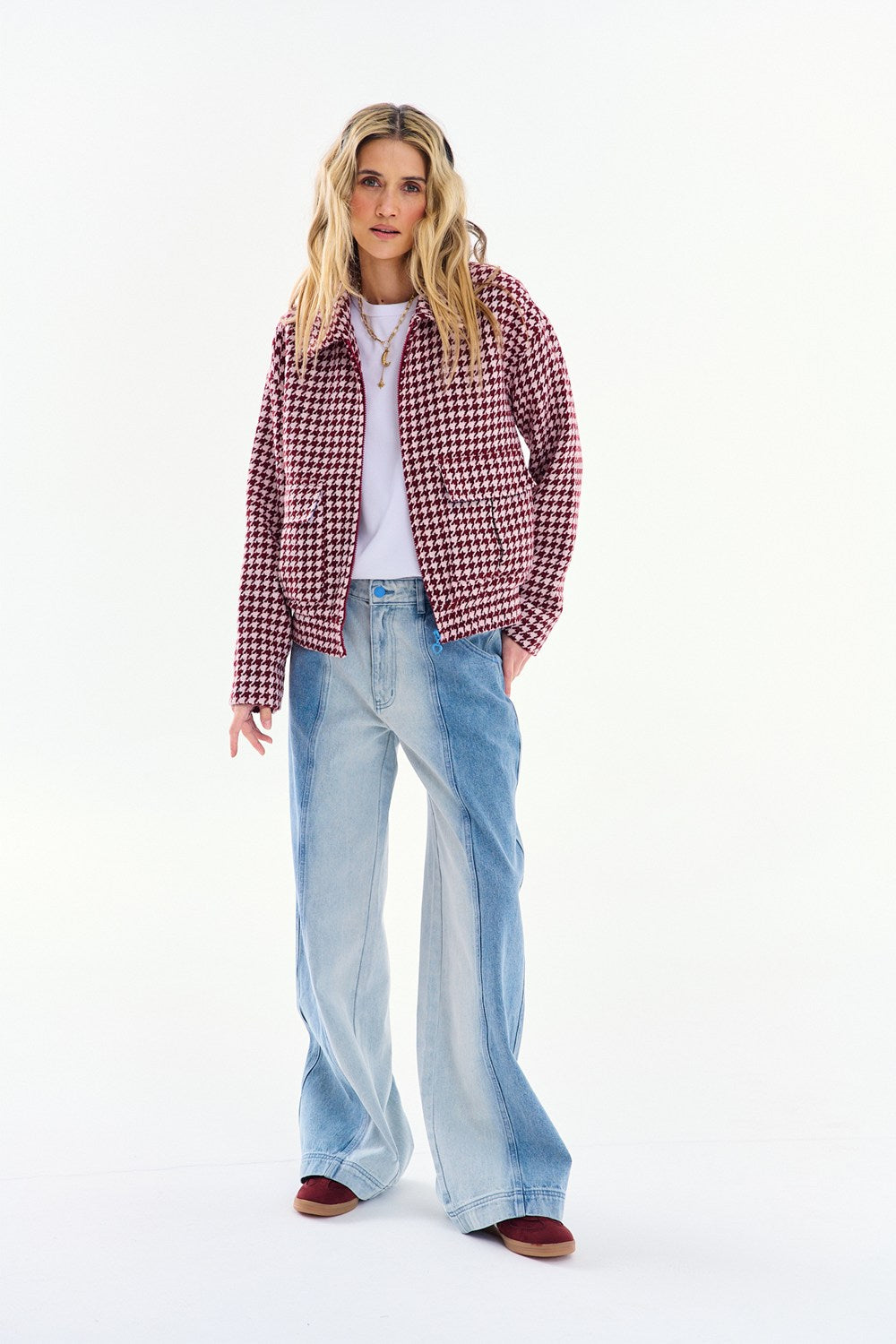 Berry Spark Wool Jacket