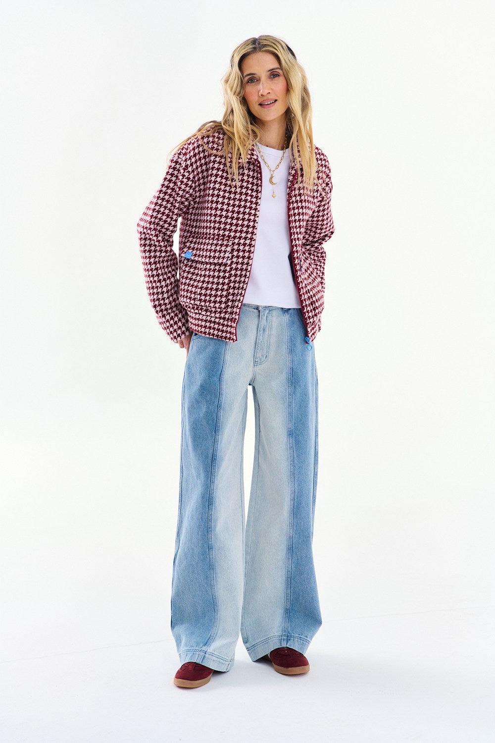 Berry Spark Wool Jacket