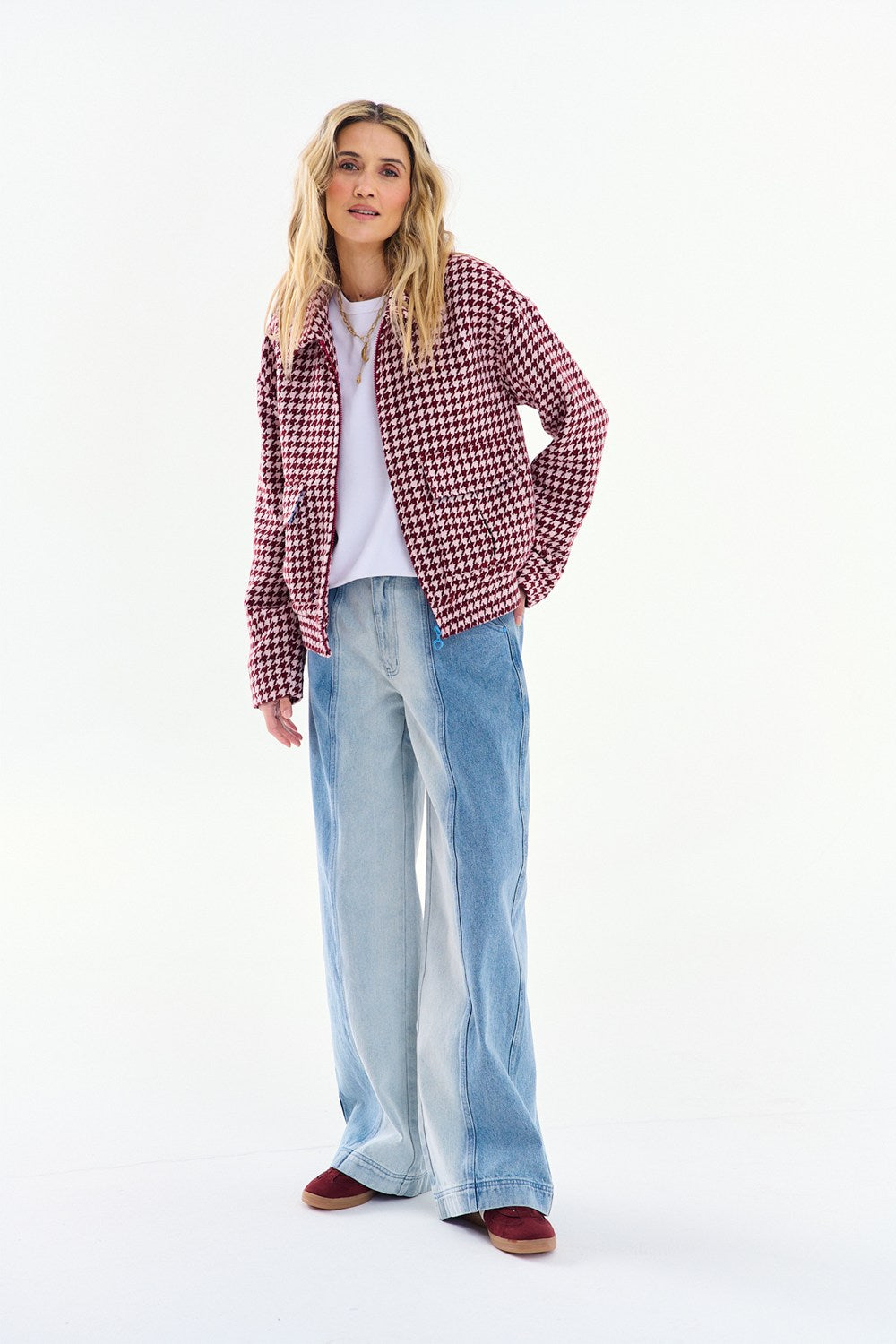 Berry Spark Wool Jacket