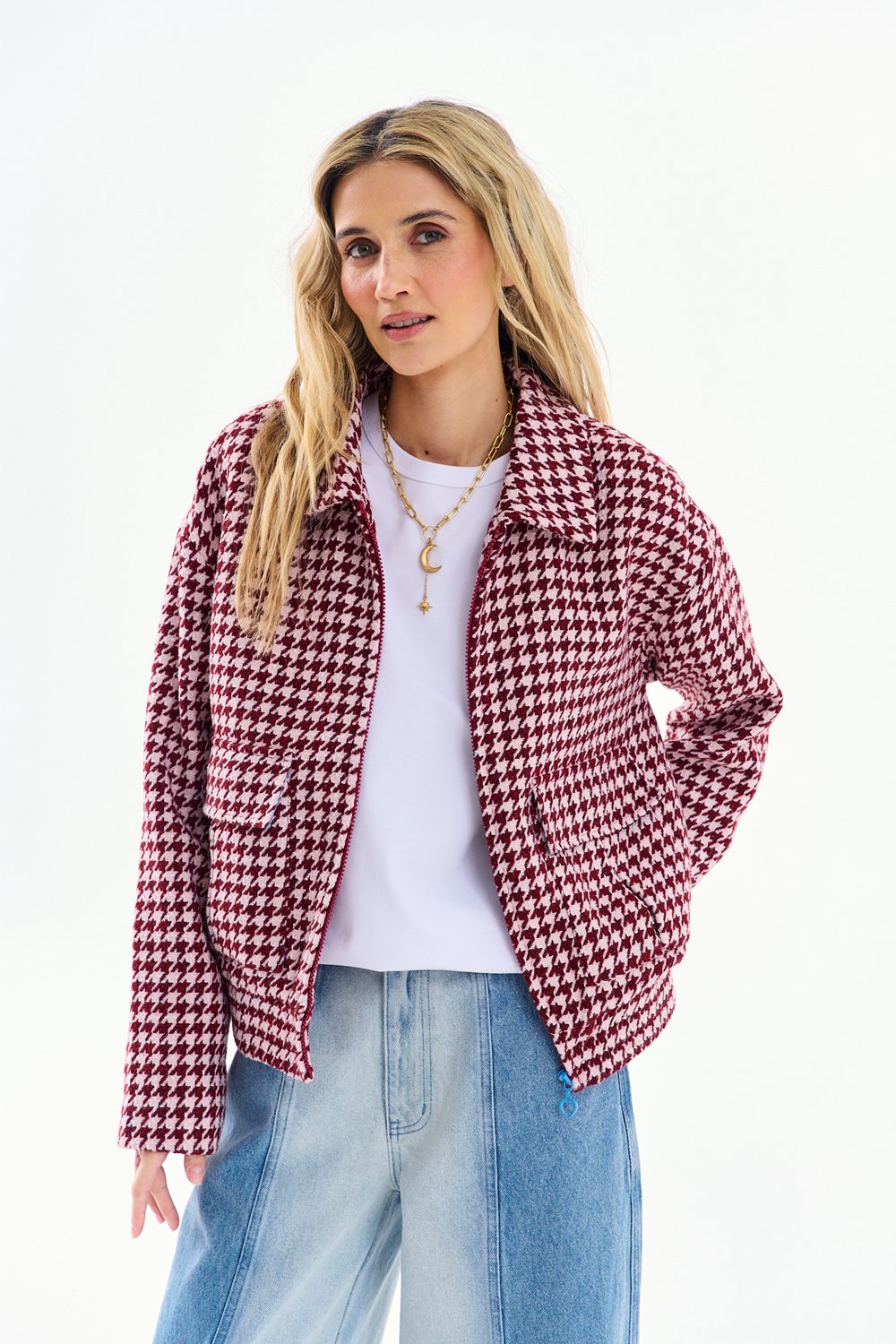 Berry Spark Wool Jacket