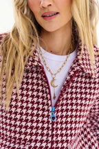Berry Spark Wool Jacket