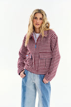 Berry Spark Wool Jacket