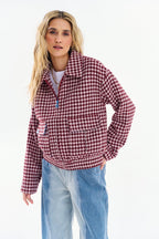 Berry Spark Wool Jacket