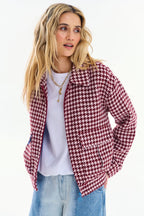 Berry Spark Wool Jacket