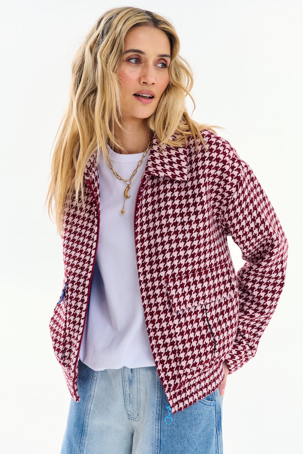 Berry Spark Wool Jacket