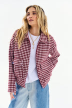 Berry Spark Wool Jacket